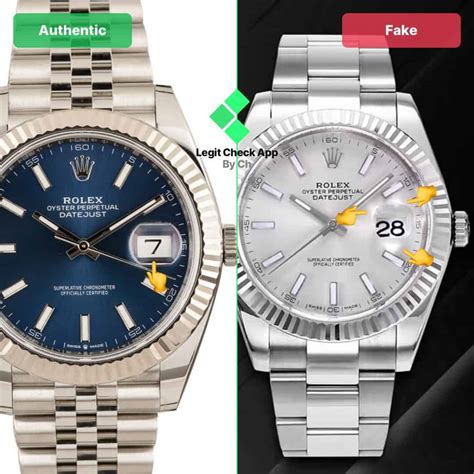 rolex oyster perpetual day date original vs fake|authentic rolex datejust.